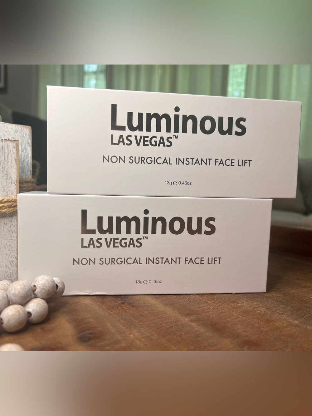 Luminous Las Vegas Non Surgical Instant Face Lift 13g – 2 Pack – New Sealed